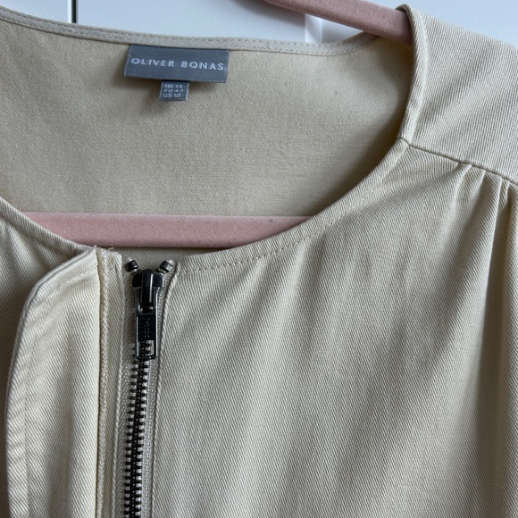 Oliver Bonas Tan Jumpsuit with Tie - Picture 5 of 12